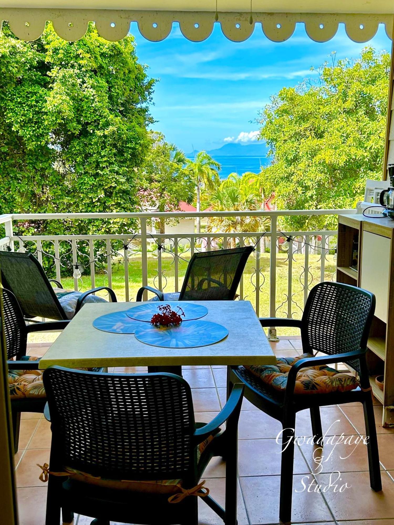 Vue Exclusive Mer Et Volcan, Village Vacances Avec Plage Et Piscine, Les Gwadastudios Sainte-Anne  Esterno foto
