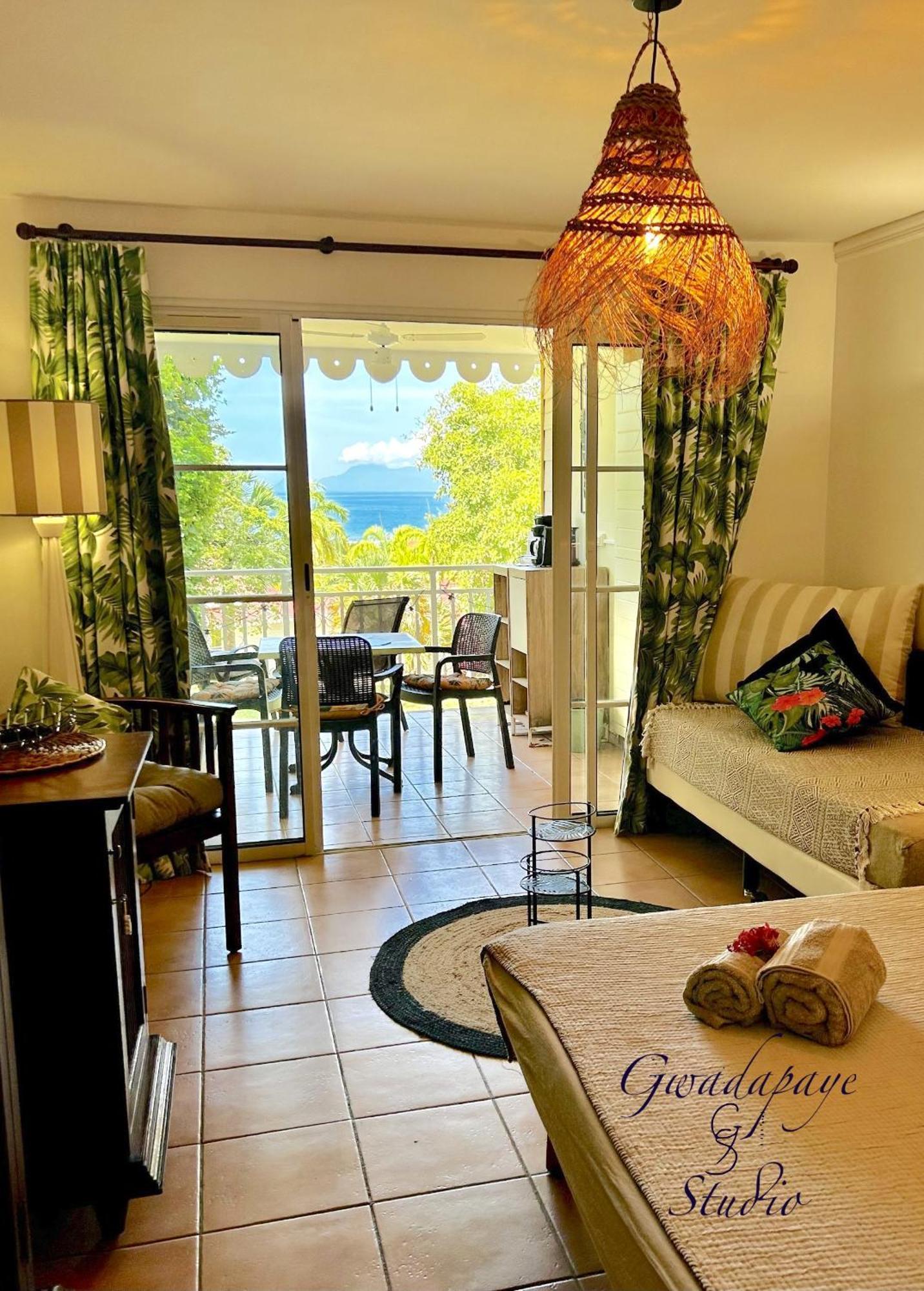 Vue Exclusive Mer Et Volcan, Village Vacances Avec Plage Et Piscine, Les Gwadastudios Sainte-Anne  Esterno foto