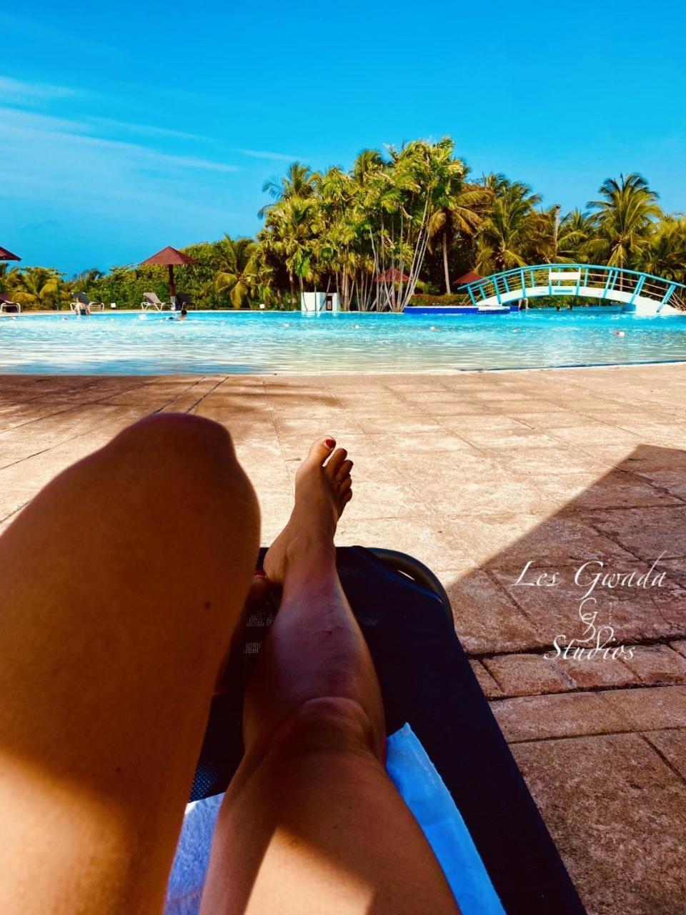 Vue Exclusive Mer Et Volcan, Village Vacances Avec Plage Et Piscine, Les Gwadastudios Sainte-Anne  Esterno foto
